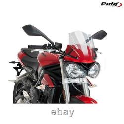 Puig 9999w Flyscreen Ng Sport Transparent For Triumph 765 Street Triple S