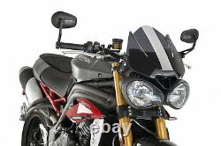 Puig Windscreen Naked N. G. Sport For Triumph Street Triple 2020 Smoked