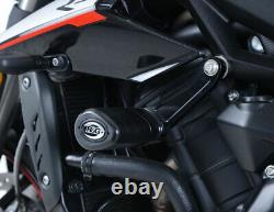 R&G RACING Aero Black Protection Pads Triumph Street Triple