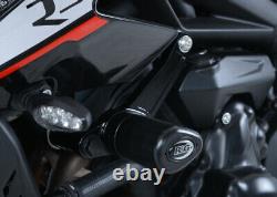 R&G RACING Aero Black Protection Pads Triumph Street Triple