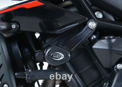 R&G RACING Aero Black Protection Pads Triumph Street Triple