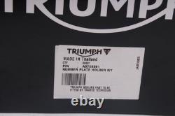 Rear Fire Support LED License Plate Holder Triumph Street Triple 765 R 25-25