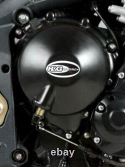 Right crankcase cover (clutch) R&G RACING black Triumph Street Triple