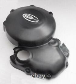 Right engine cover R&G RACING black Triumph Street Triple/Daytona 675