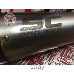 SC Project Silent Exhaust for Triumph Street Triple 675 R 2013 to 2016