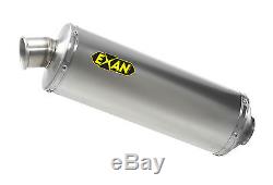 Silencer Exan Oval Classic Stainless Triumph Street Triple 2007/12 T814ov-i