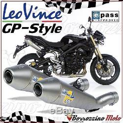 Silencer Exhaust Approves Levince Gp-style Triumph Street Triple 675 2011