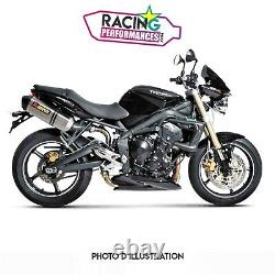 Silent Akrapovic Carbon Racing Exhaust Triumph Street Triple 675 07-2012