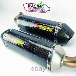 Silent Akrapovic Carbon Racing Exhaust Triumph Street Triple 675 07-2012