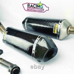 Silent Akrapovic Carbon Racing Exhaust Triumph Street Triple 675 07-2012