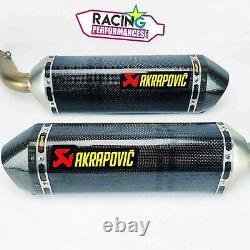 Silent Akrapovic Carbon Racing Exhaust Triumph Street Triple 675 07-2012