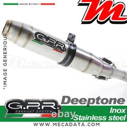 Silent Exhaust Muffler GPR TRIUMPH Street Triple 675 2013