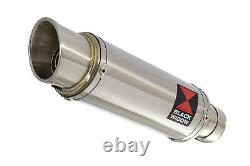 Street Triple 675 675r 2013-2016 Round Gp Exhaust Silencer Stainless 230sr