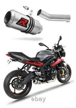 Street Triple R 675 Exhaust Gp Dominator Silent Escape 2013 2016