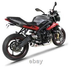 Street Triple R 675 Exhaust Gp Dominator Silent Escape 2013 2016