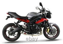 Street Triple R 675 Exhaust Gp Dominator Silent Escape 2013 2016