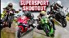 Supersport Is Back 2024 Cbr600rr Vs Zx 6r Vs Panigale V2 Vs Street Triple Rs Mcn Test