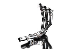 TRIUMPH STREET TRIPLE 675 2013-2016 Exhaust-Collector DECAT Stainless Steel ACCEPTS OEM