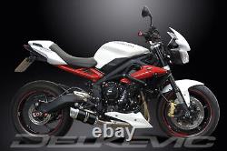 TRIUMPH STREET TRIPLE 675 2013-2016 Full 3-1 Exhaust System 200 Round Carbon TRACK
