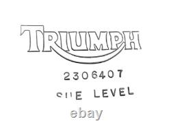 TRIUMPH STREET TRIPLE 675 R 2007 2012 Seat With Original Stitching T2306407