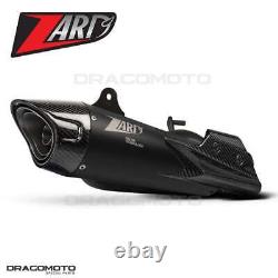 TRIUMPH STREET TRIPLE 765 2020 2021 ZARD Conical Exhaust Pipe Black Approved