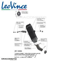TRIUMPH STREET TRIPLE 765 R LRH ABS Low 2020-2022 Leovince Exhaust Pipe
