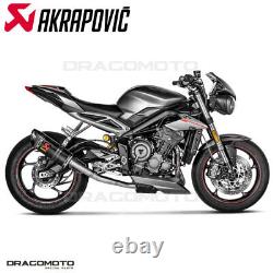 TRIUMPH STREET TRIPLE 765 S / R / RS 2020-2022 AKRAPOVIC Exhaust System