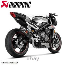 TRIUMPH STREET TRIPLE 765 S / R / RS 2020-2022 AKRAPOVIC Exhaust System