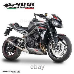 TRIUMPH STREET TRIPLE 765 S R RS 2021-2022 MotoGP SPARK Titanium Exhaust Pot