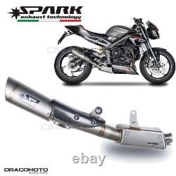 TRIUMPH STREET TRIPLE 765 S R RS 2021-2022 Spark Grid-O Titan Exhaust Pot