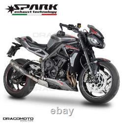 TRIUMPH STREET TRIPLE 765 S R RS 2021-2022 Spark Grid-O Titan Exhaust Pot