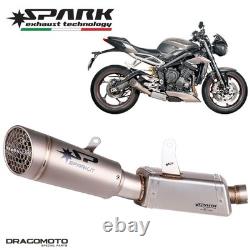 TRIUMPH Street Triple 660 S ABS A2 2018-2020 Spark GTR0507TOM exhaust muffler