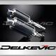 Triumph Street Triple 675 2007-2012 Exhaust Pipe 225mm Oval Carbon Track
