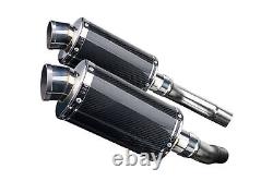 TRIUMPH Street Triple 675 2007-2012 Exhaust Pipe 225mm Oval Carbon TRACK