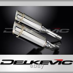 TRIUMPH Street Triple 675 2007-2012 Exhaust Silencer 200mm Round Stainless Steel TRACK