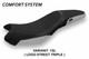 Tappezzeria Italia Seat Cover For Triumph Street Triple 2013-2017 Silver 620