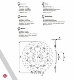 Triumph 675 Street Triple 2007-2012 Front Brake Disc Brembo Floating