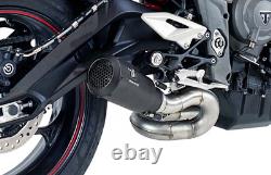 Triumph 765 Street Triple R 2017-2020 MK2 Black IXRACE AT Exhaust Muffler