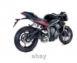 Triumph 765 Street Triple R 2017-2020 MK2 Black IXRACE AT Exhaust Muffler Triumph 765 Street Triple R 2017-2020 MK2 Black IXRACE AT Exhaust Muffler
