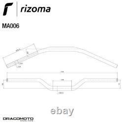 Triumph Street Triple 2007-2012 Rizoma MA006B Black Handlebar