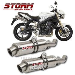 Triumph Street Triple 2007-2012 Storm By MIVV Exhaust Gp