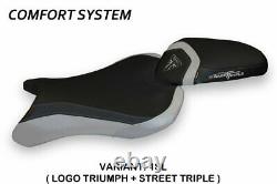 Triumph Street Triple 2017-2020 Tappezzeria Molina-3 Comfort Stool Cover