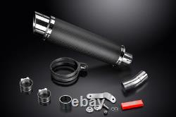 Triumph Street Triple 675R 13-16 Exhaust KIT-Silencer 350mm Round Carbon