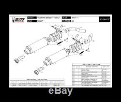 Triumph Street Triple 675-07 / 12- Pair Muffler MIVV Gp Carbon-mvat009l2s