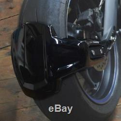 Triumph Street Triple 675 13-17 Black Spray Protection Mudguards Fender 085601b