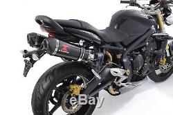 Triumph Street Triple 675 20072012 Double Silencer Stainless 300bt