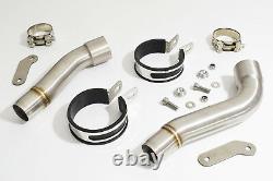 Triumph Street Triple 675 20072012 Double Stainless Steel Exhaust Silencer 230sr