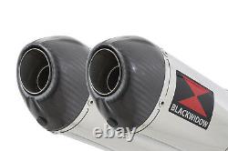 Triumph Street Triple 675 20072012 Double Stainless Steel Exhaust Silencer 300st