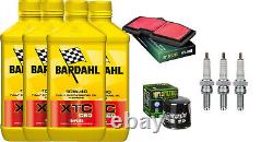Triumph Street Triple 675 2015 2016 Bardahl 10w40 Oil Filter Air Spark Plugs