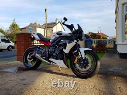 Triumph Street Triple 675 675r 675rx 765 R S Rs 2013 + Mgs Combo Choc